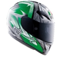 AGV T2 shade black green silver