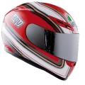AGV GP-Tech stripes red white gold